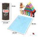 Kit 15 Refis Cata Caca Pet Sacolas Higiênicas Para Passeio Cores Sortidas