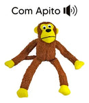 Brinquedo de Pelúcia Macaco com Som para Cachorro de Grande Porte Golden