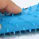 Luva Magnética Removedora de Pelos para Pets Cães e Gatos Cor Azul