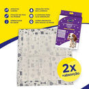 Tapete Higiênico Para Cães Comfort Higienepet 60x60cm 50 Unidades