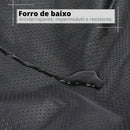 Caminha Nuvem Pet Redonda 60cm Conforto para Cães e Gatos Marrom Claro