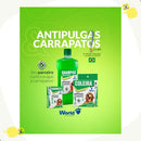Shampoo Antipulgas e Carrapatos para Cães World Veterinária 500ml