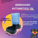 Kit Bebedouro Automático 10L e Comedouro 8L para Cães e Pets