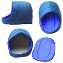 Cama Iglu Pet Grande Casinha Confortável para Cachorros e Gatos Azul