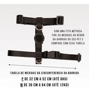 Coleira Peitoral Pet com Guia e Cinto de Segurança para Carro Porte Pequeno