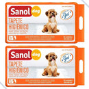 Tapete Higiênico Sanol para Cachorros 80x60cm 30 Unidades Branco
