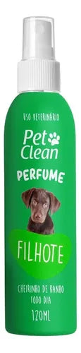 Perfume Pet Clean para Cães e Gatos Filhotes Macho e Fêmea 120ml