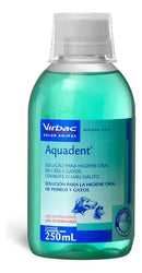 Solução Oral Virbac Aquadent Para Cães Sabor Mentol 250ml