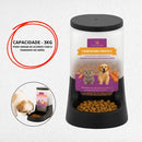Kit Comedouro e Bebedouro Automático Pet 3L para Cães e Gatos Preto