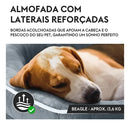 Cama Pet Grande Sofá Luxo Ortopédica com Suporte Cervical Impermeável
