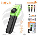 Máquina de Tosa Pet Sem Fio Inova Cases Silenciosa 3 Velocidades Verde