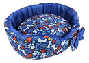 Cama Pet Grande 70x50cm Confortável para Cães e Gatos Cor Azul