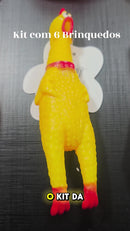 Kit 6 Brinquedos Mordedores para Filhotes de Cachorro Pet