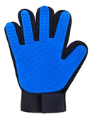 Luva Magnética Removedora de Pelos para Pets Cães e Gatos Cor Azul