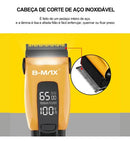 Máquina de Tosa Pet Profissional Sem Fio para Cães e Gatos Bivolt Laranja