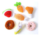 Kit 6 Brinquedos de Pelúcia Pet para Cães Pequenos Estampas Sortidas