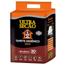 Tapete Higiênico Ultra Secão com Carvão Ativado 80x60cm 30 Unidades