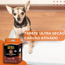 Tapete Higiênico Ultra Secão Carvão Ativado 80x60cm 30 Unidades