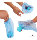 Kit 15 Refis Cata Caca Pet Sacolas Higiênicas Para Passeio Cores Sortidas