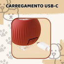 Bolinha Pet Recarregável com Luz e 3 Modos para Cães e Gatos