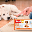 Tapete Higiênico Sanol para Cachorros 80x60cm 30 Unidades Branco