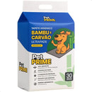 Tapete Higiênico Pet 80x60cm com Carvão Ativo 30 Unidades