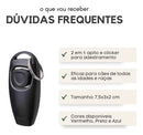 Clicker com Apito Pet 2 em 1 para Adestramento e Treinamento de Cães