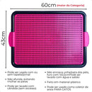 Sanitário Canino 60x43cm com Tapete Higiênico Lavável para Cães