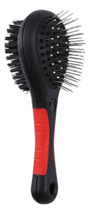 Escova para Pentear Pets Ideal para Spitz Alemão Lulu e Shih Tzu Preto Vermelho