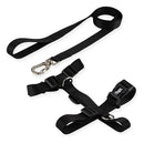 Peitoral com Guia Basic Pet para Cachorro Tamanho Pequeno Preto