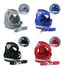 Peitoral Colete Refletivo com Guia para Cachorro Tamanho P Vermelho