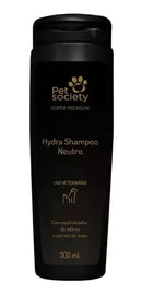 Shampoo Neutro Super Premium Pet Society Para Cães e Gatos 300ml