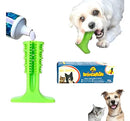 Mordedor Escova de Dente Para Cachorros com Gel Dental Pet