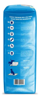 Tapete Higiênico Treine Pet Super Absorvente 55x60cm 50 Unidades