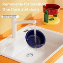 Comedouro Pet Regulável com 3 Níveis de Altura e Ventosa para Cães e Gatos