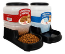 Kit Automático Pet com Comedouro e Bebedouro 3L para Cães e Gatos Preto