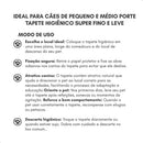 Tapete Higiênico Pet 80x60cm com Carvão Ativo 30 Unidades