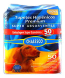 Tapete Higiênico Antivazante Super Absorvente Para Cachorro 50 Unidades