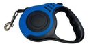 Guia Retrátil Azul 5 Metros para Cães Até 20kg Passeio Seguro