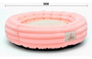 Cama Pet Nuvem Redonda 50cm Super Macia para Cachorro e Gato Rosa Bebê