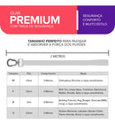 Guia Longa 2 Metros Basic Pet para Cachorros Passeio e Adestramento Caramelo