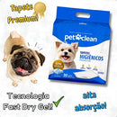Tapete Higiênico Pet Premium Gel Ultra Absorção 60x55cm 30 Unidades