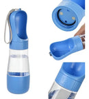 Garrafa Bebedouro e Comedouro Pet Portátil 2 em 1 Água e Ração