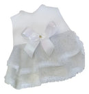 Vestido de Noiva Pet Luxo Tamanho Pequeno com Brinde