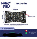 Caminha Colchonete Pet Grande Para Pitbull Conforto Premium Preto e Azul