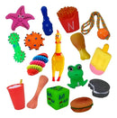 Kit 12 Brinquedos Mordedores para Cachorros Filhotes Porte Médio