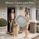 Cama Pet Grande Ortopédica Luxo 89x71x15cm com Espuma e Fundo Impermeável