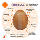 Brinquedo Pet Ovo de Borracha Maciça Resistente Pula Pula para Cachorro