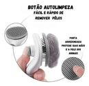 Escova Automática Removedora de Pelos para Pets Cães e Gatos Cor Azul