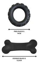 Kit 2 Mordedores Pet Maciços para Cachorros de Grande Porte